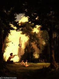 Image result for Pan Playing Painting