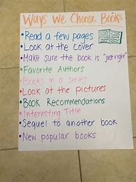 Image result for I Pick Reading Strategy for Choosing Books Graphic