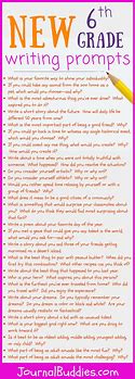 Image result for 6th Grade Fun Writing Prompts