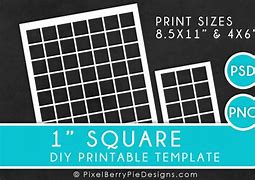 Image result for Primtable 1 Inch Square Templates