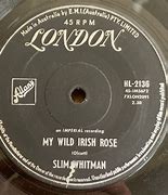 Image result for Slim Whitman My Wid Irish Rose