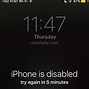 Image result for Disabled iPhone 6