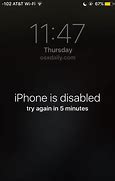 Image result for Longest Disabled iPhone