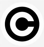 Image result for Copyright Symbol White
