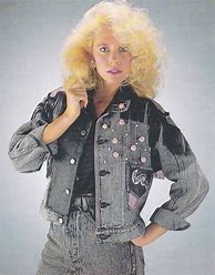 Image result for Denim Jackets from the 80s