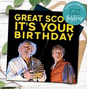 Image result for Back to the Future Happy Birthday Meme