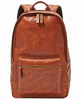 Image result for Men's Brown Leather Backpack