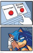 Image result for Sonic Red Button Meme