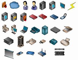 Image result for 3D Computer Network Icon