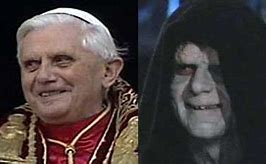 Image result for Pope Bennedict Emperor Star Wars