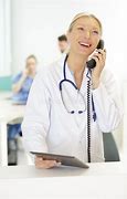 Image result for Doctor Answering Phone