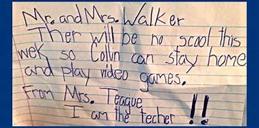 Image result for Funniest Notes Backwards for Kids