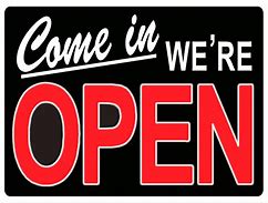 Image result for Open till 5Pm Sign