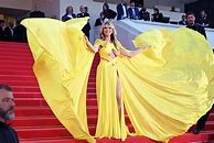 Image result for Heidi Klum Yellow Outfit