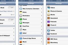 Image result for Settings Menu of ABN iPhone