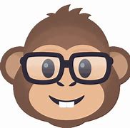 Image result for Monkey Nerd Emoji