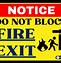Image result for Fire Exit Only Sign Printable