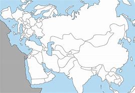 Image result for Outline Map of Eurasia and Africa