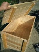 Image result for Small Storage Box Wooden Outdoor Plans
