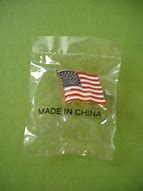 Image result for American Flag Pins Made in China