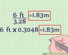Image result for How to Convert Feet to Meters