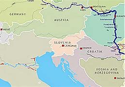 Image result for Danube River Map of Europe