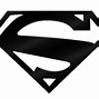Image result for Superman Black and White Icon Logo
