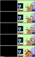 Image result for Garfield Meme Template