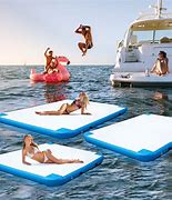 Image result for Inflatable Floating Dock