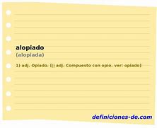 Image result for alopiado