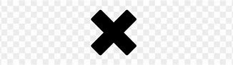 Image result for Black X Emoji