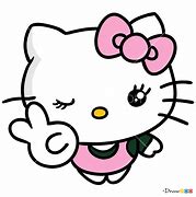Image result for Drawing Picture of Hello Kitty