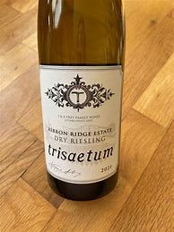 Image result for Trisaetum Dry Riesling Ribbon Ridge Estate