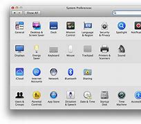 Image result for Mac OS System Preferences