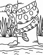 Image result for Anaconda Snake Coloring Pages
