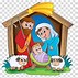 Image result for Nativity Scene Animals Clip Art
