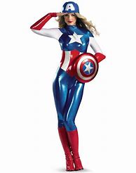 Image result for Female Captain America Costume