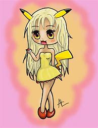 Image result for As Girl Cute Pikachu