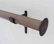 Image result for Oak Wood Curtain Rods