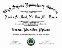 Image result for What Is GED Certificate