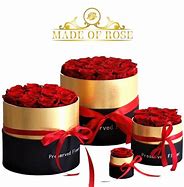 Image result for Preserved Roses in Round Box