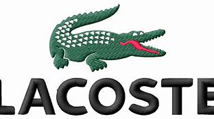 Image result for Lacoste Embroidery Logo