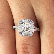 Image result for 2 Carat Cushion Style Diamond Ring