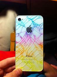 Image result for iPhone Back Cracked Colored In