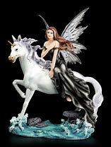 Image result for Sterling Silver Fairy Riding a Unicorn
