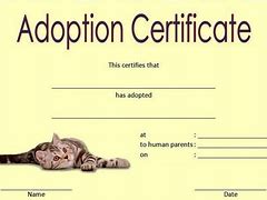 Image result for Cat Adoption Template