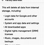 Image result for Android Wipe Data Factory Reset