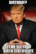 Image result for Happy Birthday Meme with Trump