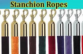 Image result for stanchions ropes materials