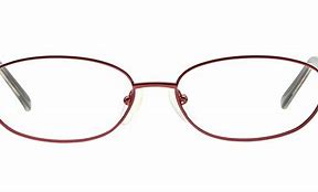 Image result for Red Metal Oval Eyeglasses